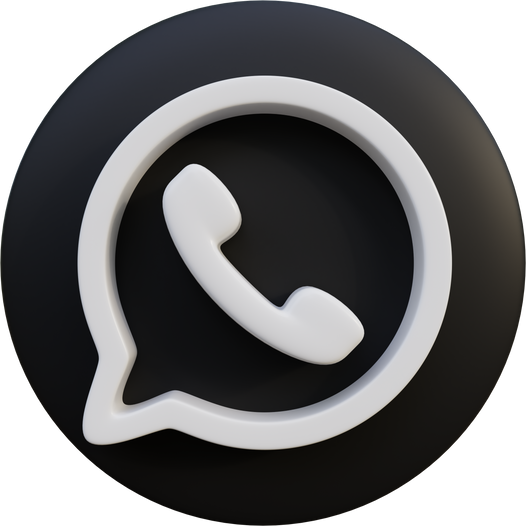 Telephone icon 3d rendering.